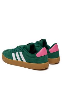 Adidas - adidas Sneakersy VL Court 3.0 JP7538 Zielony. Kolor: zielony. Materiał: skóra, zamsz