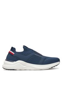 TOMMY HILFIGER - Sneakersy Tommy Hilfiger. Kolor: niebieski