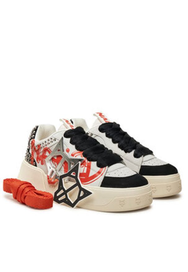 Naked Wolfe Sneakersy Kosa Czarny. Kolor: czarny. Materiał: skóra