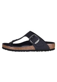 Japonki damskie Birkenstock Gizeh Big Buckle. Kolor: czarny. Materiał: materiał