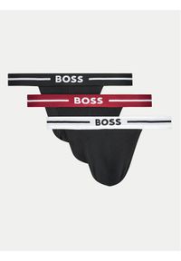 BOSS - Boss Komplet 3 par slipów Jock Strap 50517823 Czarny. Kolor: czarny. Materiał: bawełna #1