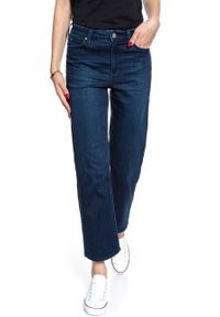 Lee - SPODNIE DAMSKIE LEE 5 POCKET WIDE LEG CLEAN WHEATON L30SRKIN 112106695