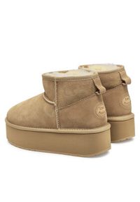 EMU Australia Śniegowce Stinger Micro Flatform W13082 Beżowy. Kolor: beżowy. Materiał: skóra #6