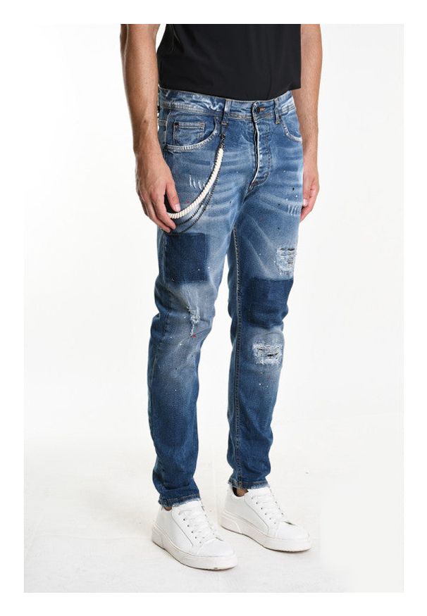 Xagon Man Jeansy | P25032UMR251 | Mężczyzna | Niebieski. Okazja: na co dzień. Kolor: niebieski. Styl: casual, klasyczny, elegancki