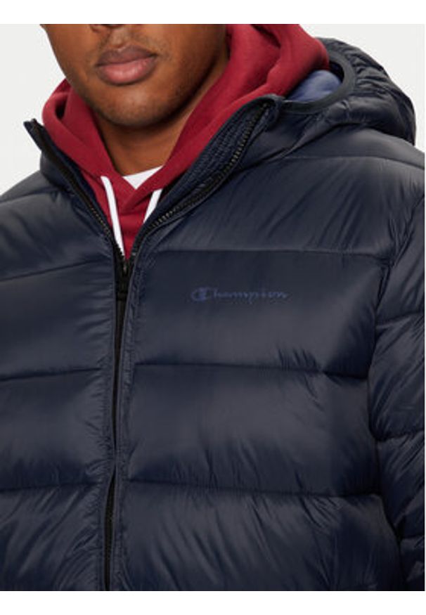 Champion Kurtka zimowa 220342 Granatowy Regular Fit. Kolor: niebieski. Materiał: syntetyk. Sezon: zima