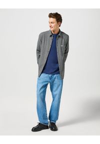 Wrangler - WRANGLER MESKA KOSZULA 1 PKT FLANNEL SHIRT GREY BLACK 112357253 W564008853 #6