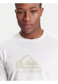 Quiksilver T-Shirt Ev Comp Logo EQYZT08182 Biały Regular Fit. Kolor: biały. Materiał: bawełna #4