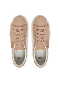 BOSS Sneakersy Kieran 50548277 Różowy. Kolor: różowy. Materiał: skóra #5