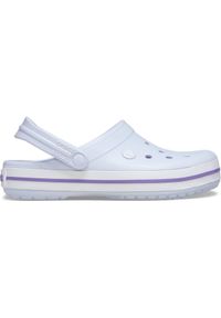 Chodaki Crocs Crocband. Kolor: biały, wielokolorowy, fioletowy. Materiał: materiał, syntetyk