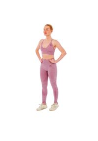 XTREME SOCKSWEAR - Damski zestaw sportowy Xtreme - legginsy + biustonosz sportowy - Różowy. Kolor: różowy. Sport: fitness