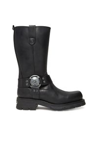 Kozaki NEW ROCK. Kolor: czarny. Styl: rockowy #1