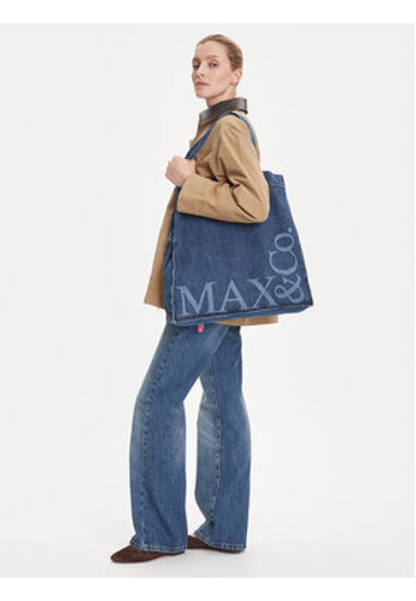 MAX&Co. Jeansy Cablo 2526186081200 Niebieski Regular Fit. Kolor: niebieski