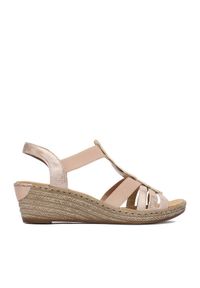 Sandały Rieker. Kolor: różowy #1