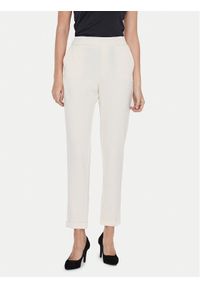 Vero Moda Chinosy Maya 10225280 Beżowy Regular Fit. Kolor: beżowy. Materiał: wiskoza, syntetyk #1
