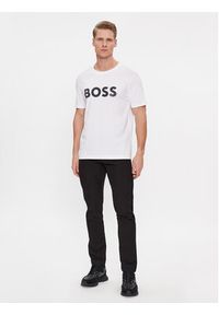 BOSS - Boss T-Shirt Mirror 1 50506363 Biały Regular Fit. Kolor: biały. Materiał: bawełna