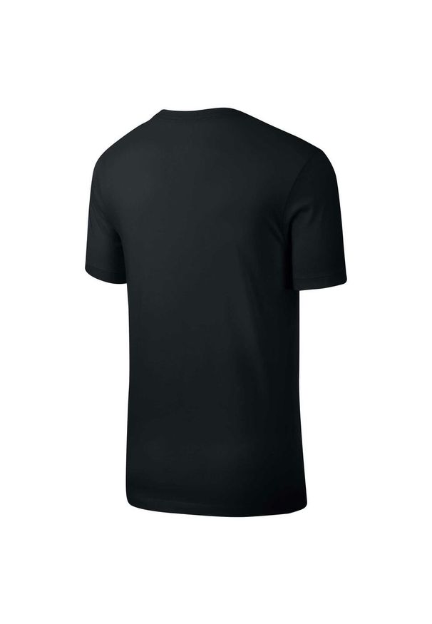 Koszulka sportowa męska Nike Club. Kolor: czarny. Długość rękawa: krótki rękaw. Długość: krótkie. Sport: bieganie