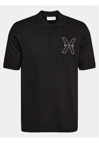 Richmond X Polo Lisi UMP24207PO Czarny Regular Fit. Typ kołnierza: polo. Kolor: czarny. Materiał: bawełna #1