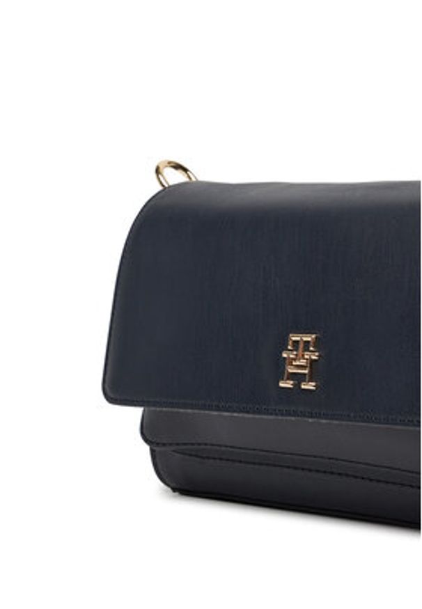 TOMMY HILFIGER - Tommy Hilfiger Torebka Th Joy Crossover AW0AW16813 Granatowy. Kolor: niebieski. Materiał: skórzane