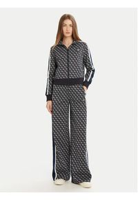 Guess Spodnie dresowe V5RB03 KCO90 Czarny Palazzo Fit. Kolor: czarny. Materiał: syntetyk #5