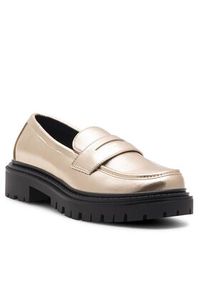 Jenny Fairy Loafersy KIRA HY60031D-4 Złoty. Kolor: złoty. Materiał: skóra #5