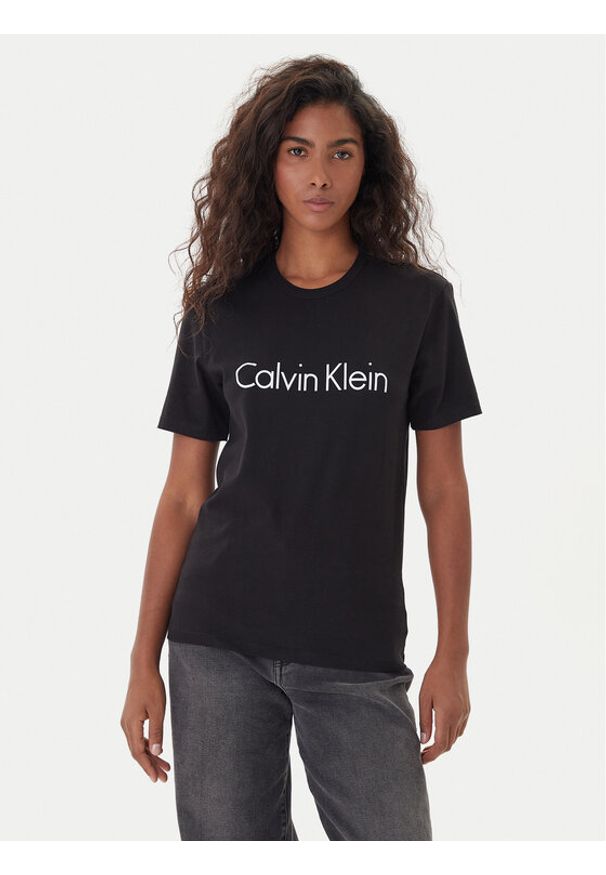 Calvin Klein Underwear T-Shirt 000QS61105E Czarny Regular Fit. Kolor: czarny. Materiał: bawełna