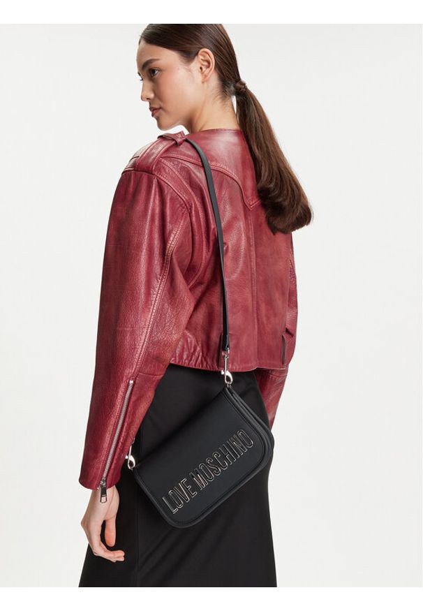 Love Moschino - LOVE MOSCHINO Torebka JC4028PP1NKD000B Czarny. Kolor: czarny. Materiał: skórzane