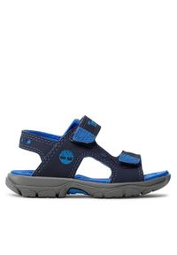 Timberland Sandały Moss Jump 2 Strap Sandal TB0A1YNH0191 Granatowy. Kolor: niebieski. Materiał: skóra