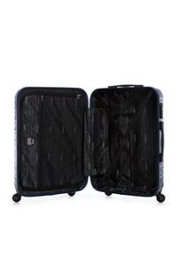 Wittchen - Komplet walizek z ABS-u z żebrowaniem. Kolor: niebieski. Materiał: guma. Styl: elegancki #8
