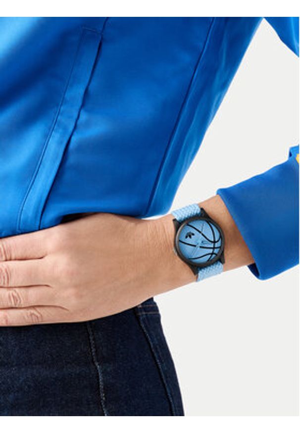 Adidas - adidas Zegarek Game One AOSY25028 Czarny. Kolor: czarny