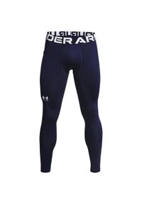 Legginsy Under Armour Coldgear®. Kolor: niebieski, biały, wielokolorowy. Sport: fitness #1