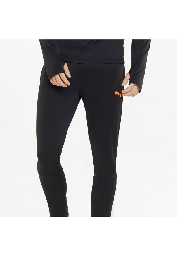 Spodnie sportowe męskie Puma teamLIGA Training Pants. Kolor: wielokolorowy, pomarańczowy, czarny
