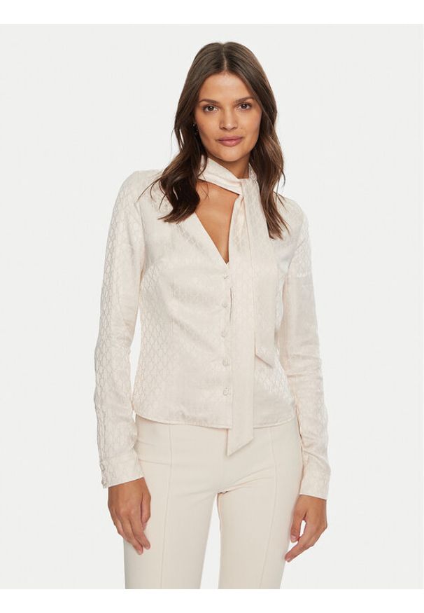 Marciano Guess Kardigan 4BGH05 7169A Beżowy Regular Fit. Kolor: beżowy. Materiał: wiskoza