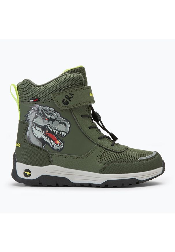 KangaRoos - Śniegowce juniorskie KangaROOS K-MJ Edison EV RTX SL tta dino. Kolor: zielony