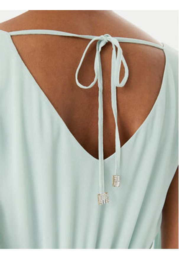 Rinascimento Sukienka wieczorowa CFC0123079003 Zielony Regular Fit. Kolor: zielony. Materiał: syntetyk. Styl: wizytowy