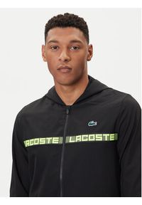 Lacoste Dres WH4757 Czarny Regular Fit. Kolor: czarny. Materiał: syntetyk #9