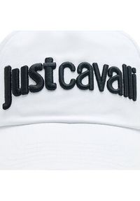 Just Cavalli Czapka z daszkiem 74QBZK30 Biały. Kolor: biały. Materiał: bawełna, materiał