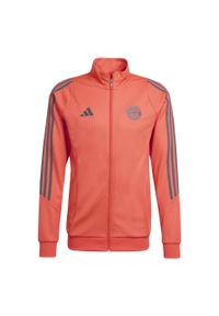 Adidas - Dresy Bayern Monachium 2025/26. Kolor: pomarańczowy. Materiał: dresówka. Sport: piłka nożna #2
