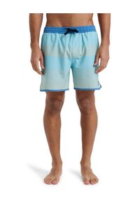 Quiksilver - Szorty kąpielowe dla Mężczyzn SURFSILK SCALLOP 16" Niebieski. Kolor: zielony, niebieski, wielokolorowy. Materiał: elastan, poliester. Styl: sportowy