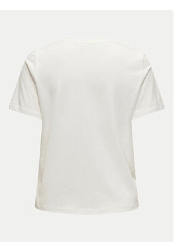 JDY T-Shirt Molly 15311675 Biały Regular Fit. Kolor: biały. Materiał: bawełna