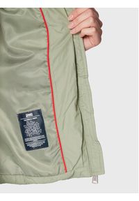 Tommy Jeans Kurtka puchowa Basic DW0DW13741 Zielony Regular Fit. Kolor: zielony. Materiał: puch, syntetyk