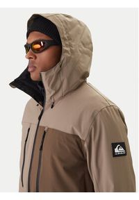 Quiksilver Kurtka snowboardowa Sycamore Solid 20K EQYTJ03502 Beżowy Modern Fit. Kolor: beżowy. Materiał: syntetyk. Sport: snowboard #8