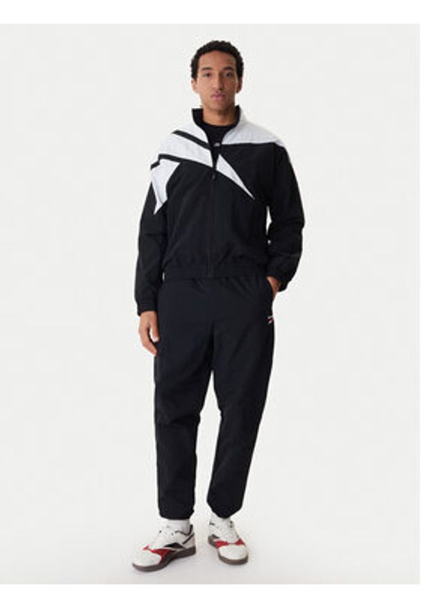 Reebok Bluza Bailham RK25551CCM Czarny Relaxed Fit. Kolor: czarny. Materiał: syntetyk