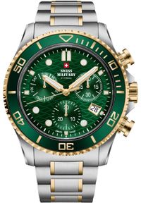 Zegarek Swiss Military Hanowa Zegarek męski Swiss Military by Chrono SM34101.05 srebrny. Kolor: srebrny #1