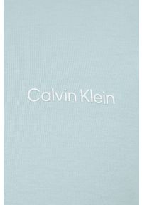 Calvin Klein t-shirt bawełniany kolor zielony. Kolor: zielony. Materiał: bawełna. Wzór: nadruk #3