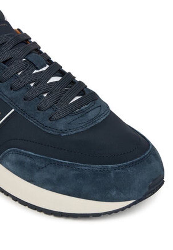 Pepe Jeans Sneakersy Buster Serie M PMS600008 Granatowy. Kolor: niebieski. Materiał: zamsz, skóra