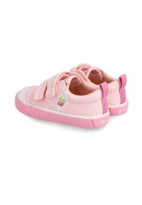 Garvalin tenisówki dziecięce kolor różowy. Nosek buta: okrągły. Zapięcie: rzepy. Kolor: różowy #3