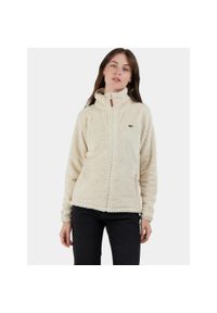 FUNDANGO - Bluza Polarowa Damska Fundango Shiren. Kolor: żółty. Materiał: polar. Sport: turystyka piesza