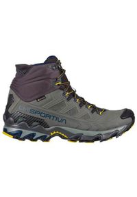 LA SPORTIVA - Buty trekkingowe męskie La Sportiva La Ultra Raptor Ii Mid Nubuckleder Gtx. Kolor: wielokolorowy, niebieski. Materiał: skóra, materiał. Szerokość cholewki: normalna