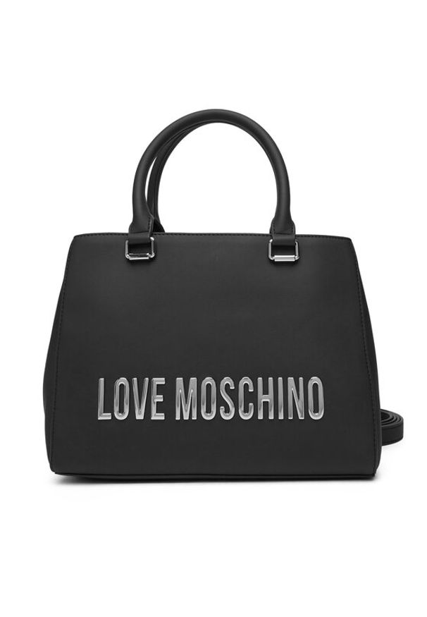 Love Moschino - LOVE MOSCHINO Torebka JC4022PP0NKD000B Czarny. Kolor: czarny. Materiał: skórzane