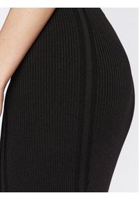 Calvin Klein Spódnica ołówkowa Iconic K20K205406 Czarny Slim Fit. Kolor: czarny. Materiał: syntetyk